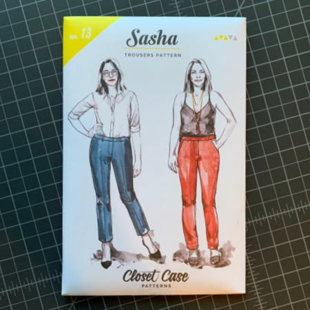 Sasha Trousers Closet Core Patterns - Screech Owl Fabrics